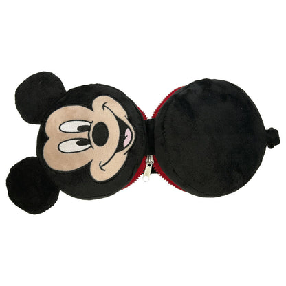 Cojín de viaje antifaz Mickey Disney negro y rojo - 2