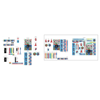 Calendario de Adviento de papelería Marvel Spider-Man con 24 casillas - 2