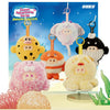 Figura sorpresa OHKU Giggle Monster Ocean Adventures con cordón de llavero