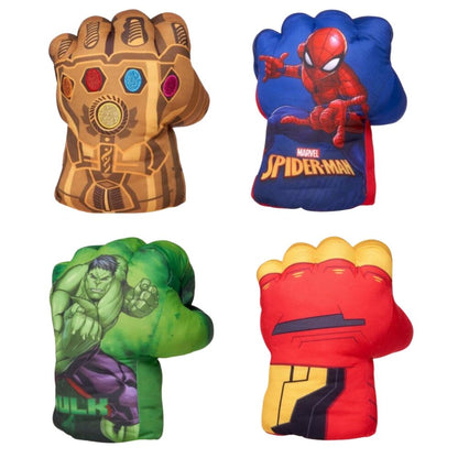 Peluche Marvel surtido de 22 cm con diseños de Spider-Man, Hulk, Iron Man y Guantelete