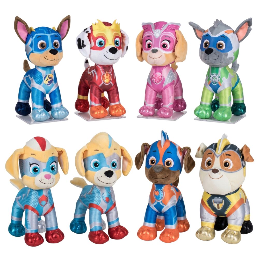 Peluches Super Paws de Patrulla Canina en varios diseños