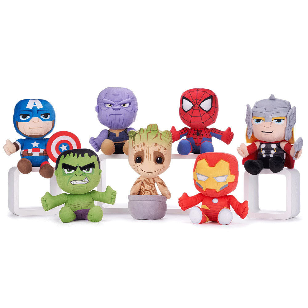Peluches surtidos de personajes Marvel Vengadores