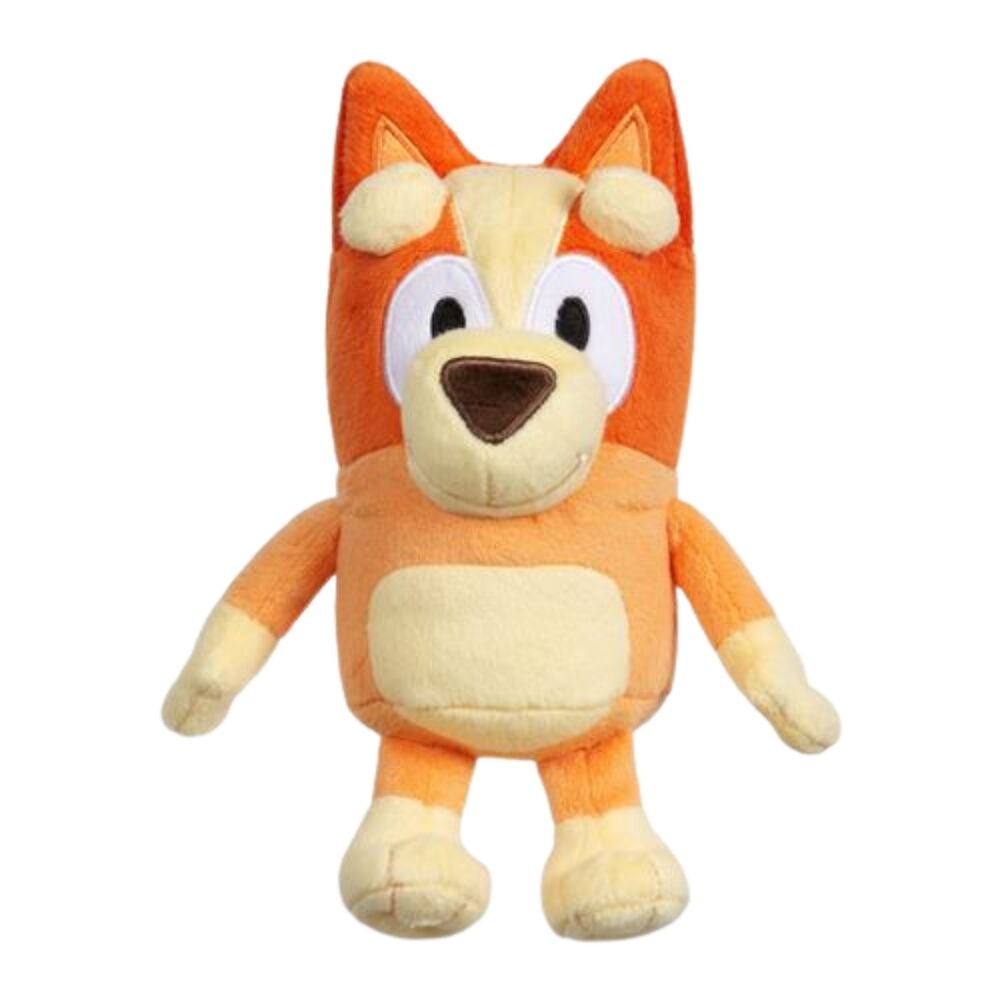 Peluche de Bingo de Bluey en tonos naranja y crema