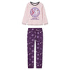 Pijama infantil KPop Demon Hunters rosa y morado de manga larga