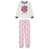 Pijama infantil KPop Demon Hunters de Netflix con camiseta crema y pantalón rosa