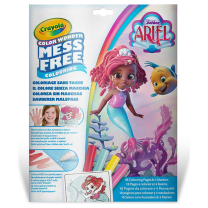 Set Crayola Color Wonder de Ariel La Sirenita con láminas y rotuladores - 2
