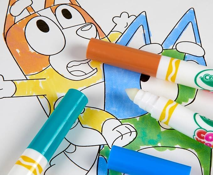 Set Crayola Bluey con páginas para colorear y cuatro rotuladores - 3