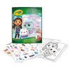 Libro CRAYOLA para colorear y pegar pegatinas de La Casa de Muñecas de Gabby