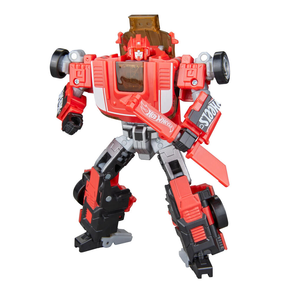 Figura articulada GT Scorcher Hot Wheels Transformers roja - 3