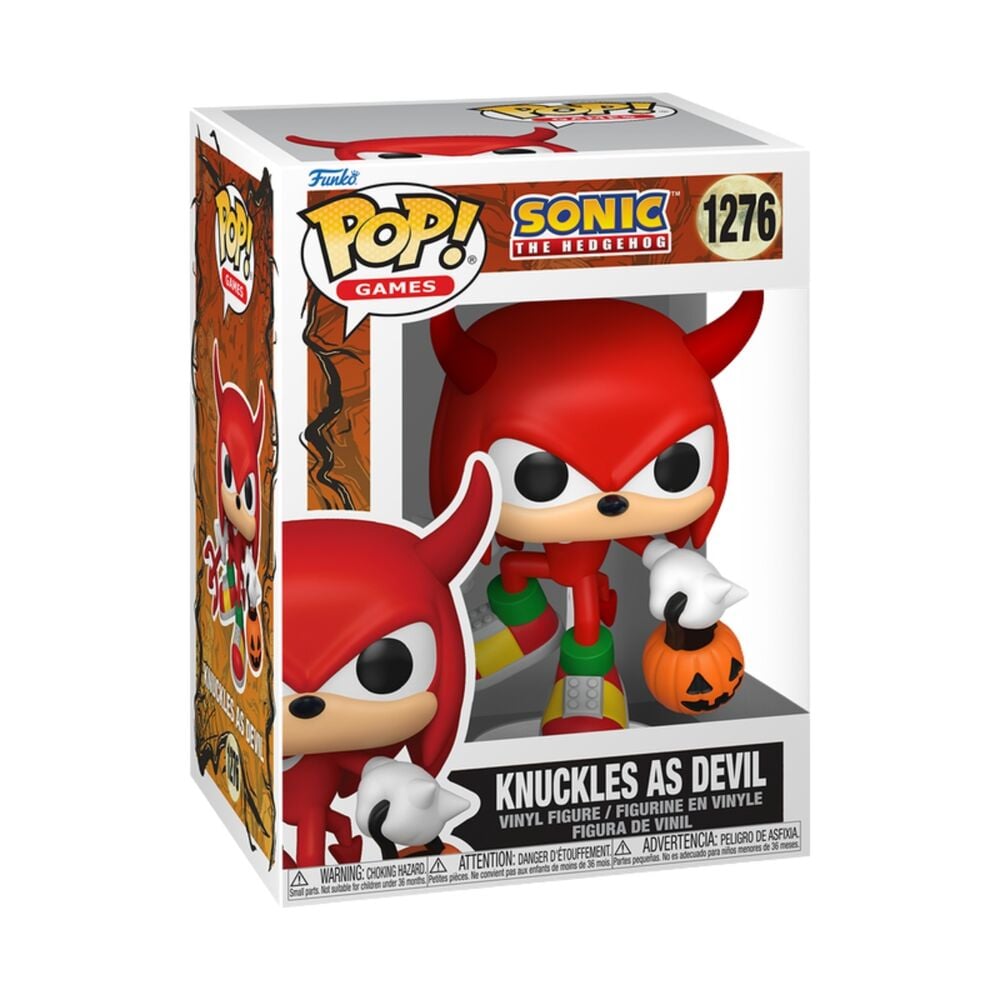 Figura FUNKO POP! Knuckles as Devil con calabaza y tridente - 2