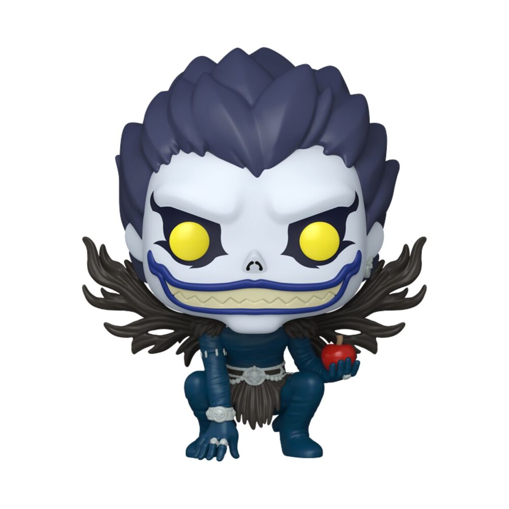 Figura Funko POP! de Ryuk de Death Note con una manzana roja