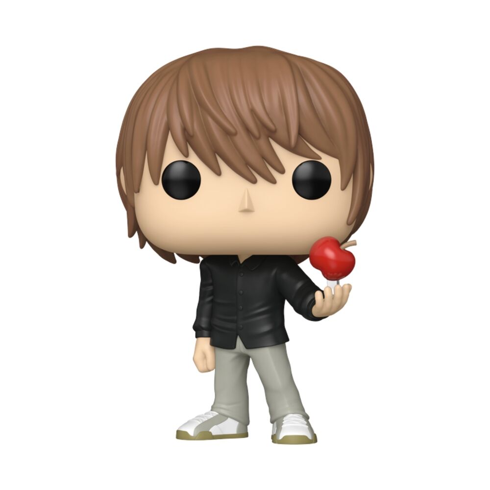 Figura Funko POP! de Light Yagami con una manzana roja