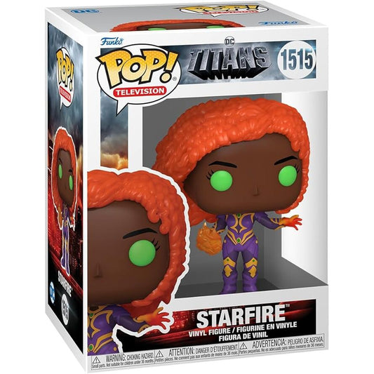 Figura Funko POP! de Starfire con traje morado y melena naranja - 2