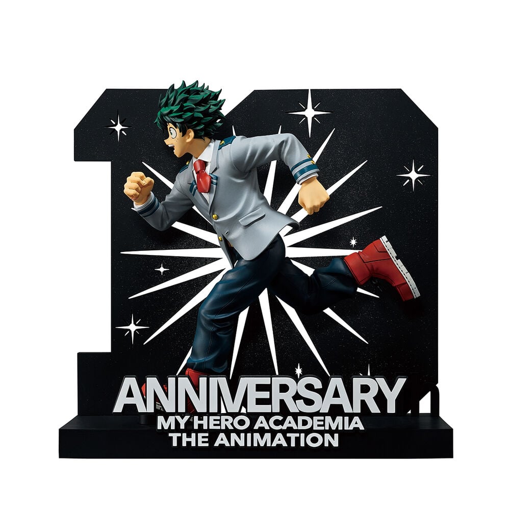 Figura de Izuku Midoriya de My Hero Academia en pose de carrera