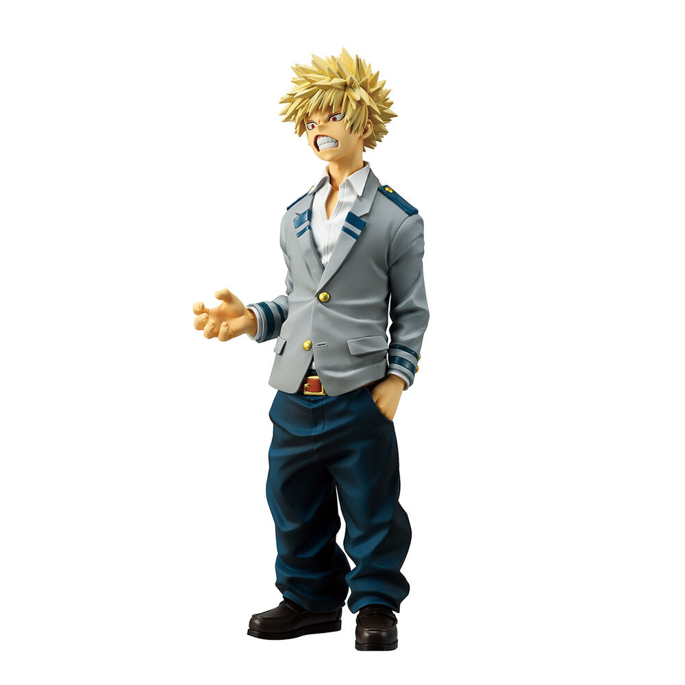 Figura Ichibansho de Katsuki Bakugo con uniforme gris - 2