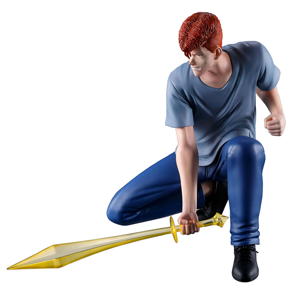 Figura de Kazuma Kuwabara de Yu Yu Hakusho con espada dorada - 2