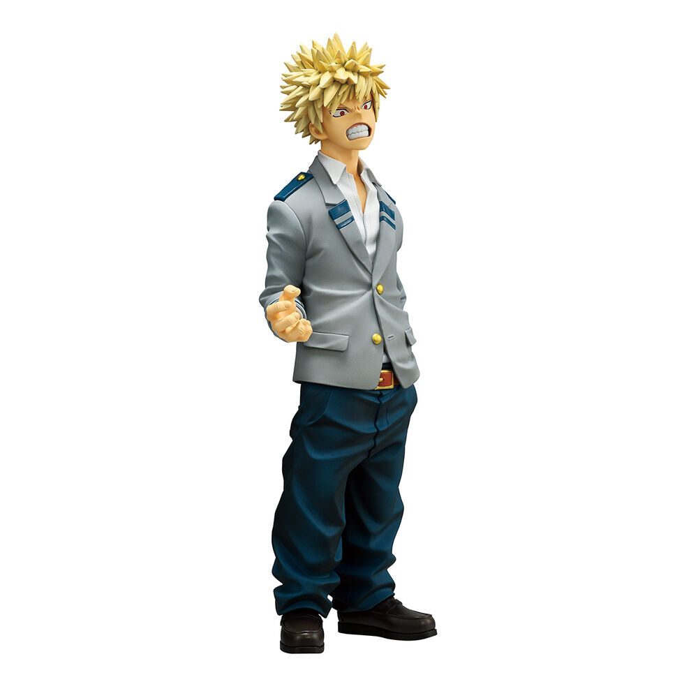 Figura Ichibansho de Katsuki Bakugo con uniforme gris - 3