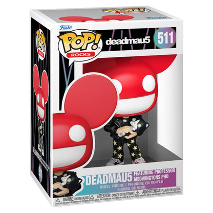 Figura Funko POP! de Deadmau5 con gato y ropa negra con estrellas - 2