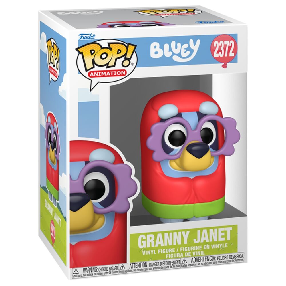 Figura Funko POP! de Granny Janet de Bluey con gafas moradas - 2