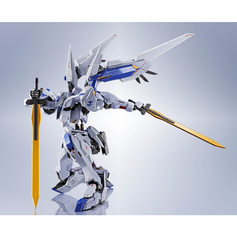 Figura Mobile Suit Gundam Bael Re:Coordinate de 15 cm en blanco y azul - 7