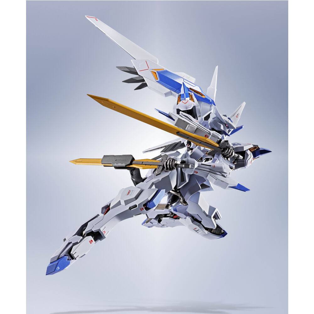Figura Mobile Suit Gundam Bael Re:Coordinate de 15 cm en blanco y azul - 9