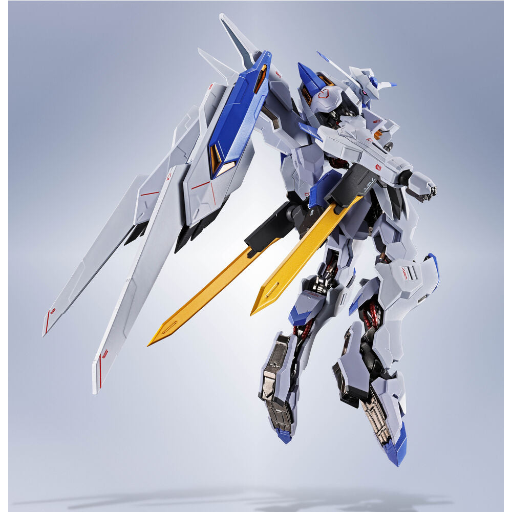 Figura Mobile Suit Gundam Bael Re:Coordinate de 15 cm en blanco y azul - 11