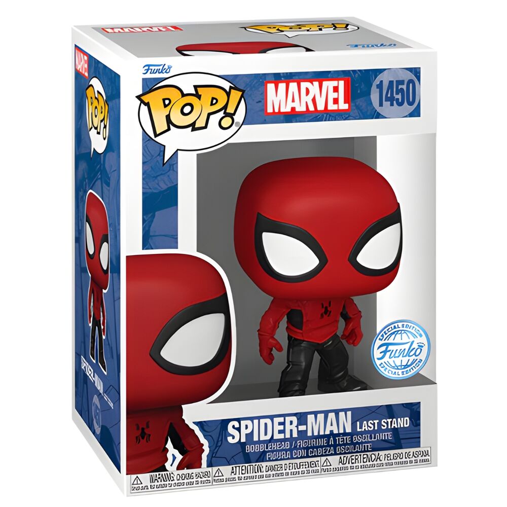 Figura Funko POP! de Spider-Man Last Stand en caja Marvel