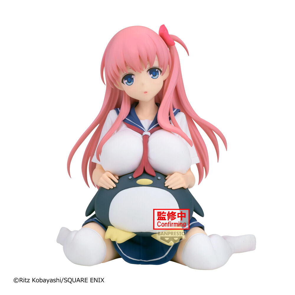 Figura de Nodoka Haramura de Saki sentada con uniforme marinero