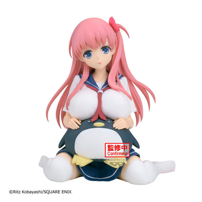 Figura de Nodoka Haramura de Saki sentada con uniforme marinero