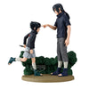 Figura Banpresto de Sasuke e Itachi Uchiha de Naruto Shippuden