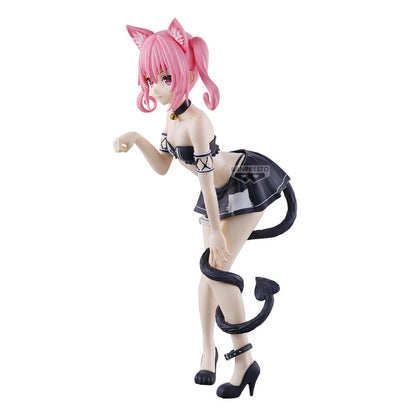Figura de Nana Astar Deviluke con cabello rosa, orejas y cola de gato - 2