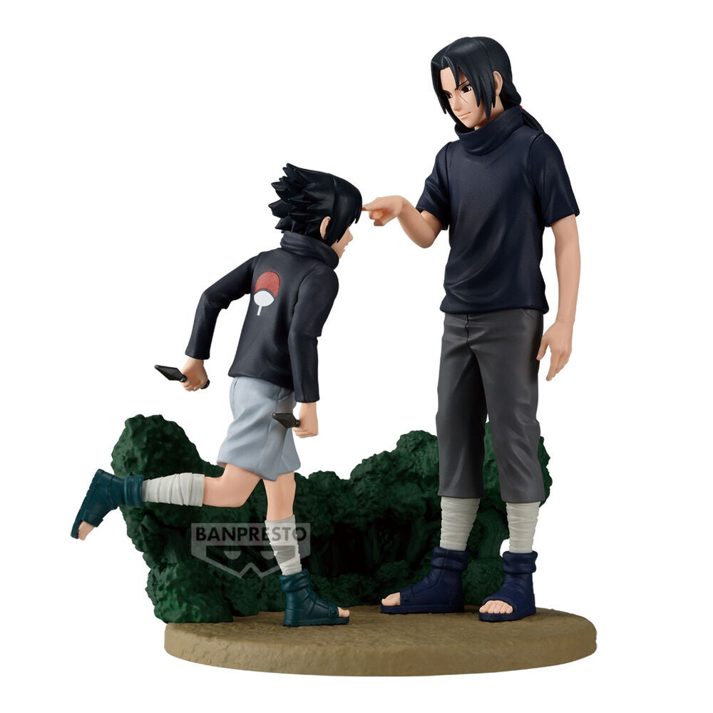 Figura Banpresto de Sasuke e Itachi Uchiha de Naruto Shippuden - 2