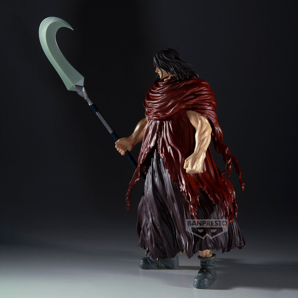 Figura Hoken de Kingdom Grandista de Banpresto con capa rojiza y arma curva - 3