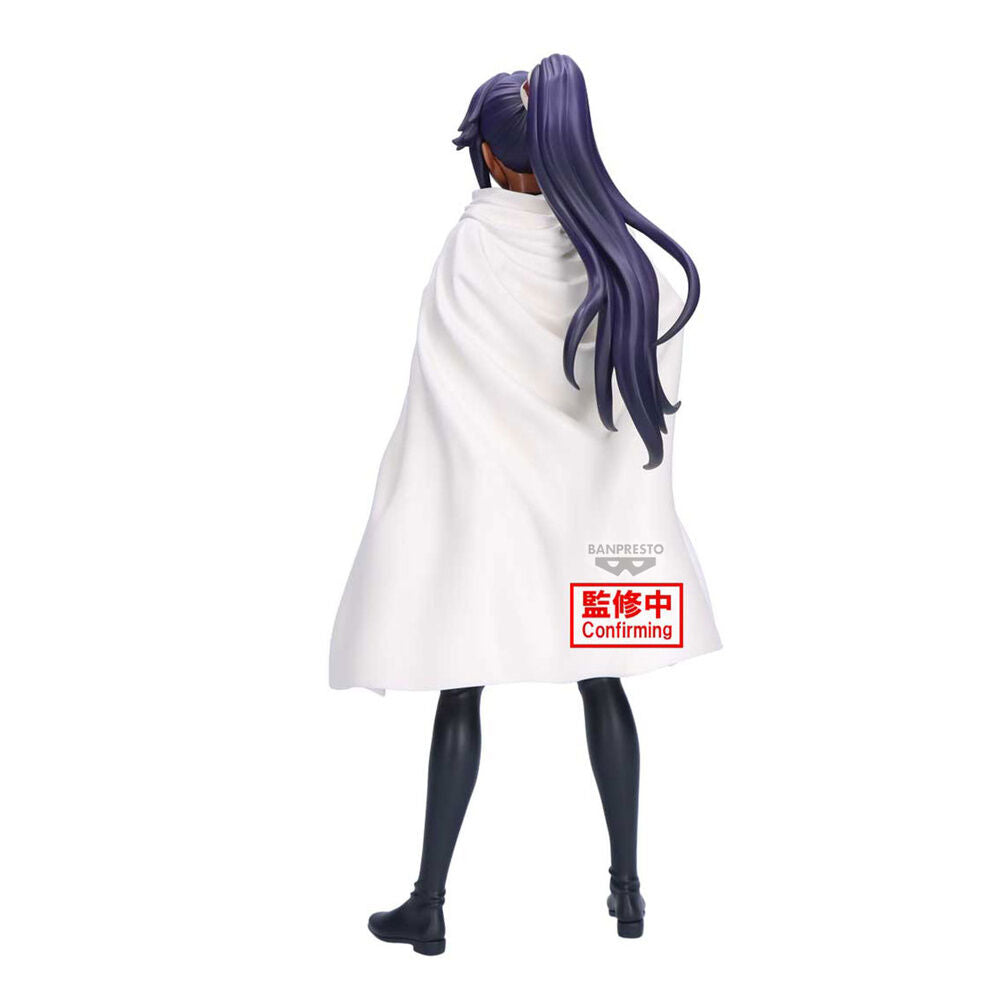 Figura de Yoruichi Shihoin de Bleach con vestido naranja y capa blanca - 4