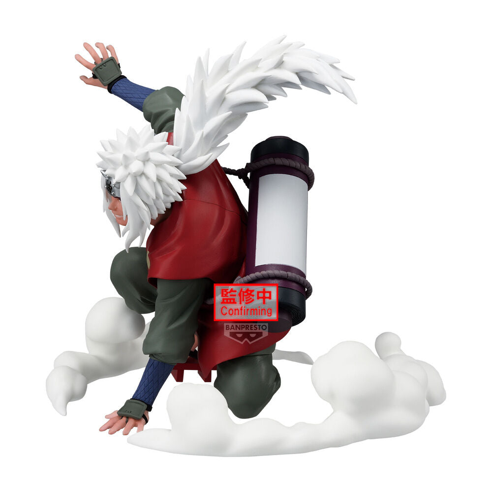 Figura de Jiraiya de Naruto sobre nubes - 4