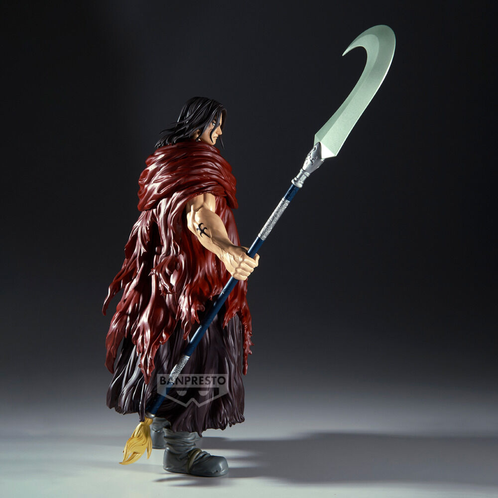 Figura Hoken de Kingdom Grandista de Banpresto con capa rojiza y arma curva - 4