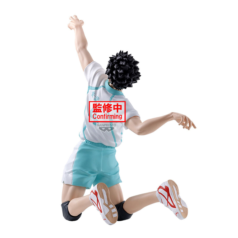 Figura Banpresto de Hajime Iwaizumi de Haikyu!! en pose de voleibol - 4