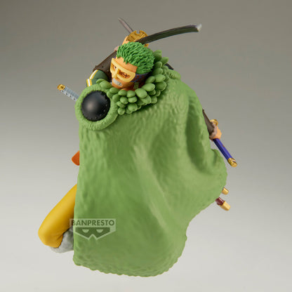 Figura de Roronoa Zoro de One Piece con tres espadas en pose de combate - 5