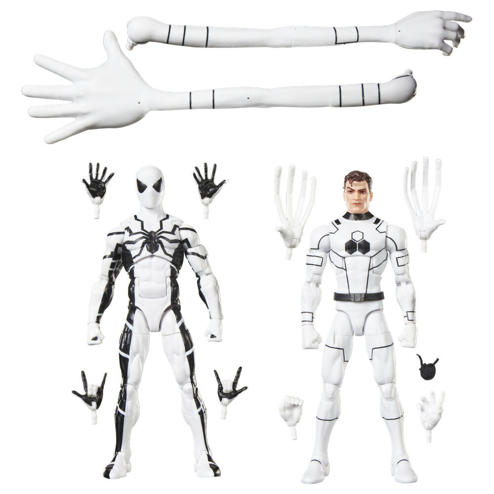 Set de figuras articuladas de Mister Fantastic y Spider-Man Marvel Legends - 2