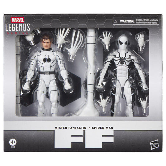Set de figuras articuladas de Mister Fantastic y Spider-Man Marvel Legends