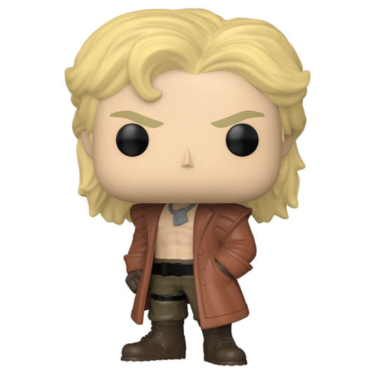 Figura Funko POP de Liquid Snake con abrigo marrón