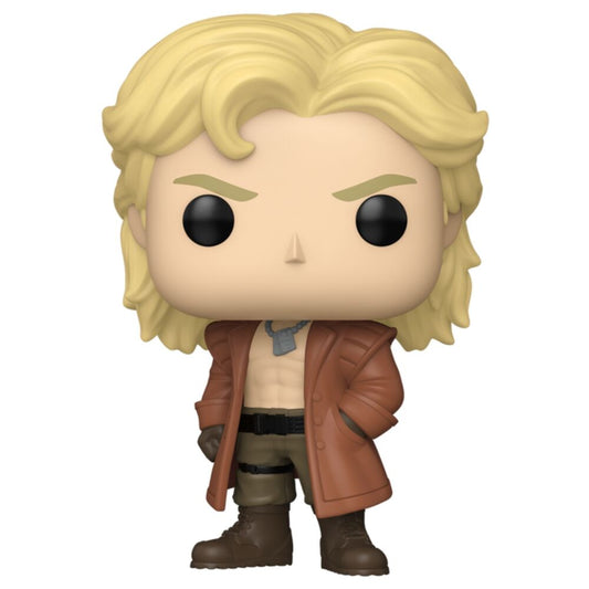 Figura Funko POP de Liquid Snake con abrigo marrón