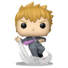 Figura Funko POP! de Arataka Reigen con traje gris y efecto blanco ondulante