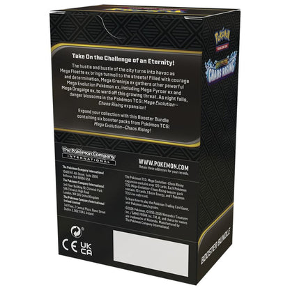 Booster Bundle Pokémon TCG Mega Evolution Chaos Rising con 6 sobres en inglés - 2