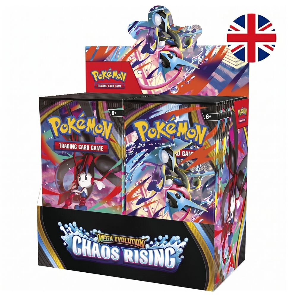 Sobre de cartas Pokémon Mega Evolution Chaos Rising en inglés - 4