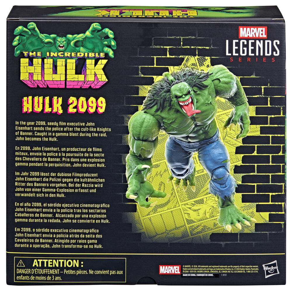 Figura articulada Hulk 2099 Marvel Legends Series con accesorios - 4