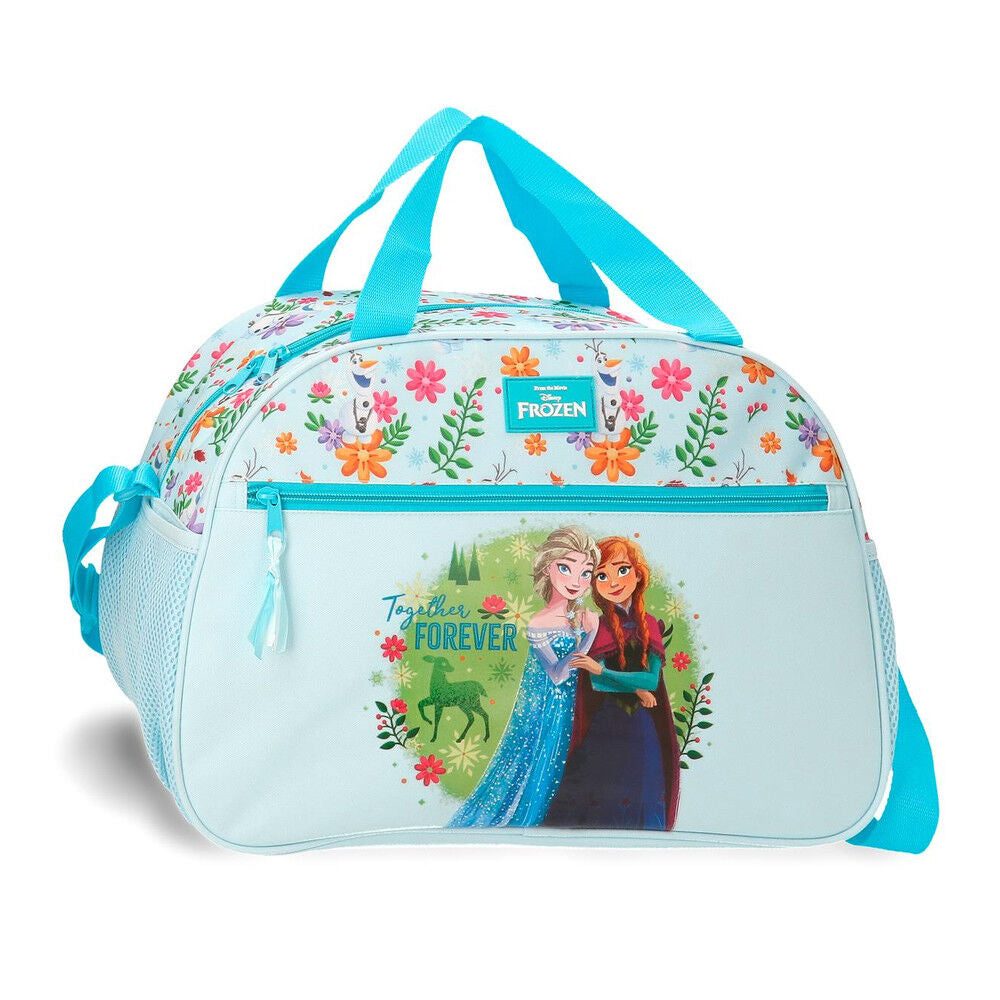 Bolsa de viaje Disney Frozen Forever azul con Elsa y Anna