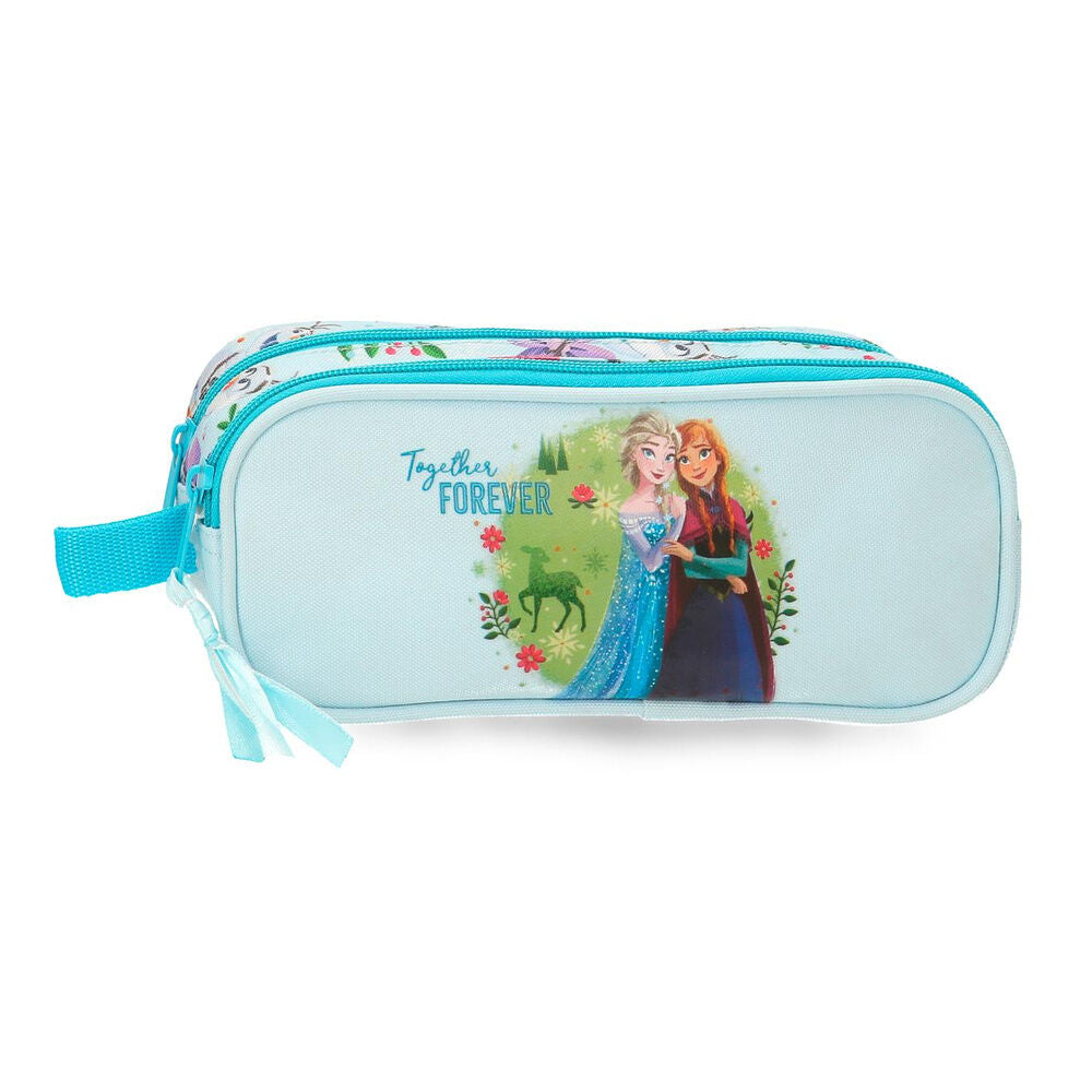 Neceser azul claro de Frozen con Elsa y Anna