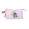 Neceser rosa de Stitch Disney con estampado Aloha