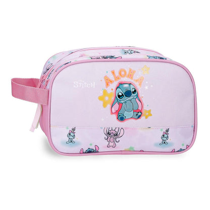 Neceser rosa Stitch Disney You & Me adaptable a carro